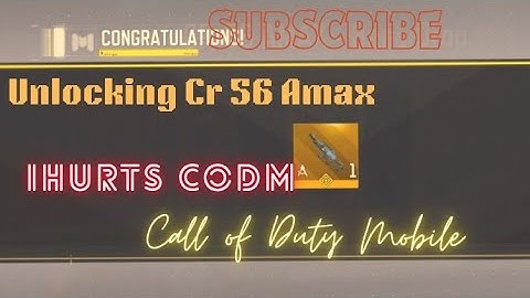 Unlocking CR-56 Amax Bass Drop in Call Of Duty Mobile | ihurts CODM | COD Mobile