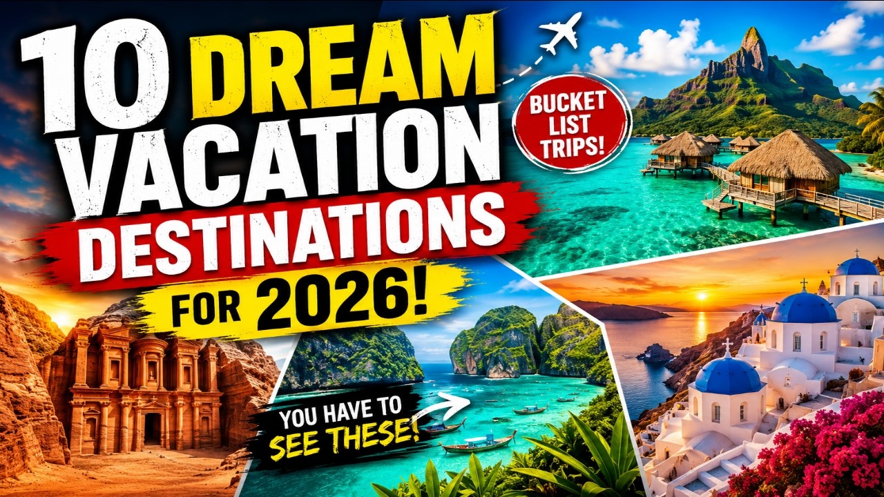 ✈️ 10 Dream Vacation Destinations for 2026 You Need to See