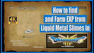 How to find and Farm EXP from Liquid Metal Slimes in Dragon Quest III HD 2D Remake guide