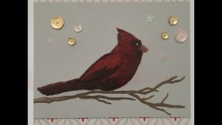 ALTENEW Winter Cardinal Stamp Set