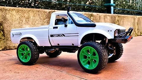 Best Demo Moments from Custom Waterproofed WPL C24 RC Crawler Truck Test Drives. A Traxxas Clone Car