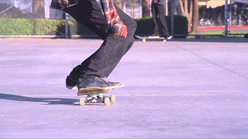 What an Inward Heelflip Late Flip looks like in Regular Speed