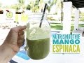 Nutrismoothie Mango Y Espinaca | Nutrireceta | Anutricional Tv