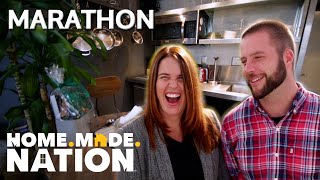 6 JAW-DROPPING TINY HOME TRANSFORMATIONS *2 Hour Marathon* | Tiny House Hunting | Home.Made.Nation