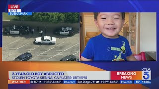 2-year-old boy inside minivan stolen in Buena Park