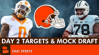 Cleveland Browns Round 2 And 3 NFL Mock Draft \& Top Day 2 Draft Targets For 2024 NFL Draft