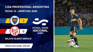 Torneo Apertura 2026 | Boca 2 - Instituto 0 | Relato: Eladio Arregui