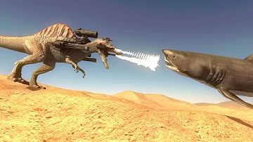 WEAPONIZED SPINOSAURUS vs EVERY UNIT - Beast Battle Simulator