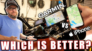 Garmin XT2 vs iPhone on a Motorcycle. Is Old School GPS Better?