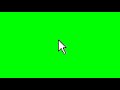 cursor button green screen