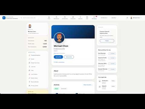 LinkedIn Clone Demo | White-Label Professional Networking Platform - Web, Admin & Android /iOS App