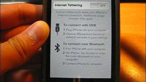 How to Tether using iPhone 3G 3GS and iPhone OS 3.0