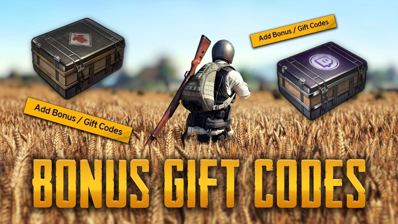 ðŸ”¥ PUBG Bonus Gift Codes ðŸ”¥ GET NOW! - 