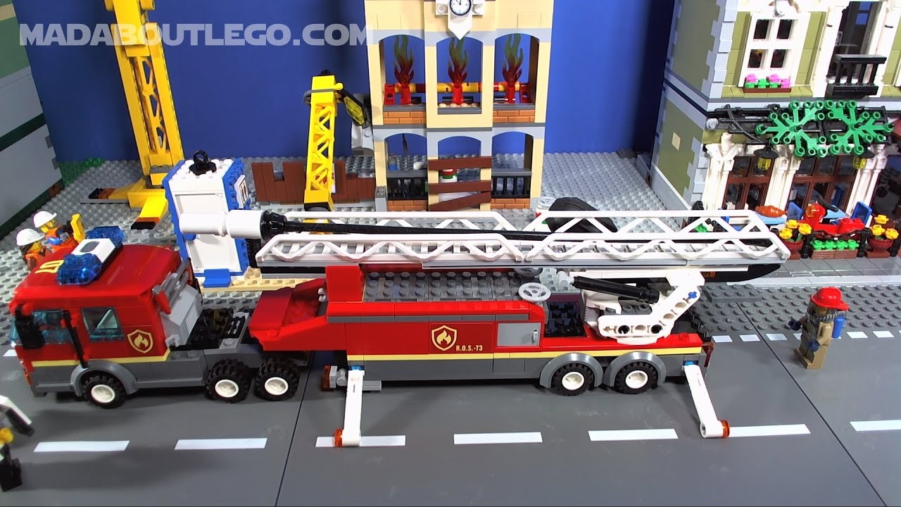 melodisk Vedligeholdelse Forståelse LEGO City Downtown Fire Brigade 60216 - YouTube