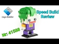 Lego BrickHeadz 41588 The Joker - Lego Speed Build Review