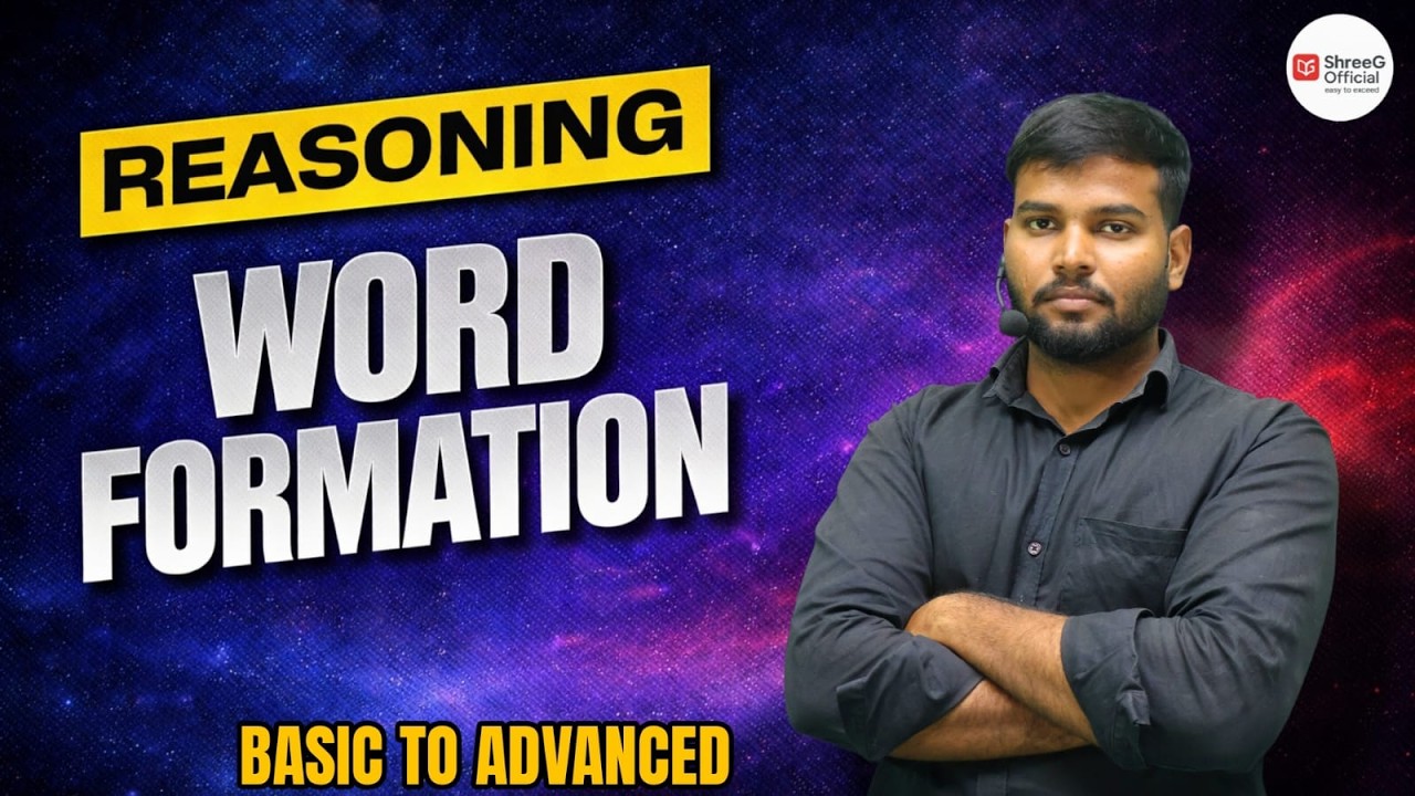 Word Formation Tricks 🔥 | Reasoning Special Class | By Adarsh Sir | For All Exams