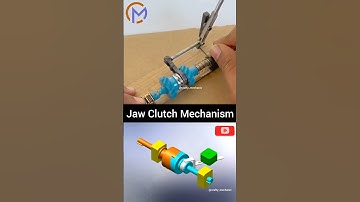 This clutch doesn’t slip — it locks like a beast! 🦾| #mechanical principles |#simulation #solidworks
