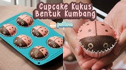 MEMBUAT CUPCAKE KUKUS BENTUK KUMBANG | BOLU KUKUS KARAKTER | STEAMED CUPCAKE RECIPE - Durasi: 10.02. 
