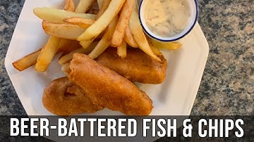 British Beer-Battered Fish & Chips | Best Beer-Batter Crispy Fish Recipe | No Soggy Fish or Fries!