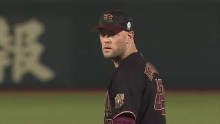 0724 E-F 9回表 ハーマンvs中田翔 ハーマン意地の三振!