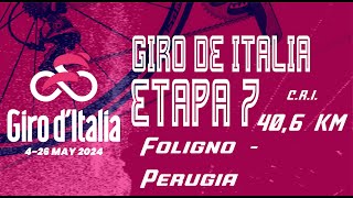 🔴 EN VIVO GIRO DE ITALIA 2024 - ETAPA 7 - C.R.I. - 40.6 KM