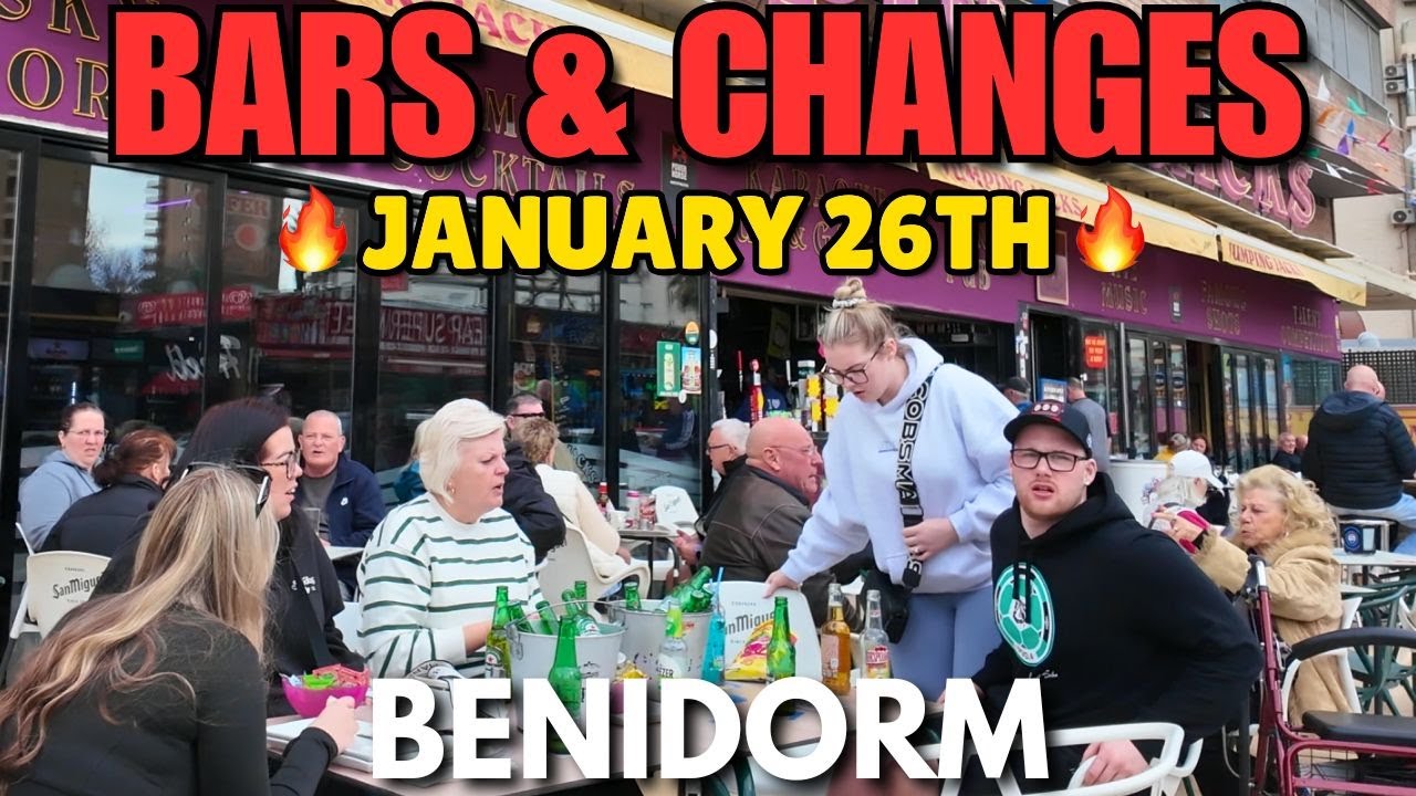 Benidorm - Busy Bars on the Strip & MASSIVE Changes! 😱🍺