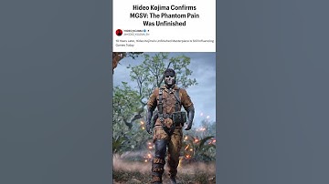I can’t believe Kojima actually confirms this #metalgearsoliddelta #metalgearsolid3 #mgs3 ##mgsv