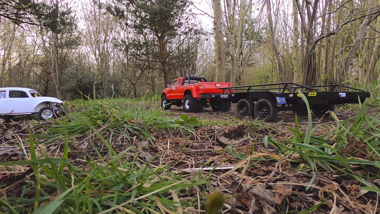 Cross PG4L RC Trail Truck And Tamiya Sand Scorcher