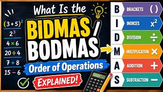 What Is the BIDMAS/BODMAS Rule Order of Operations Explained with Examples