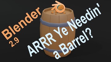 How to Make a Low Poly Barrel in Blender