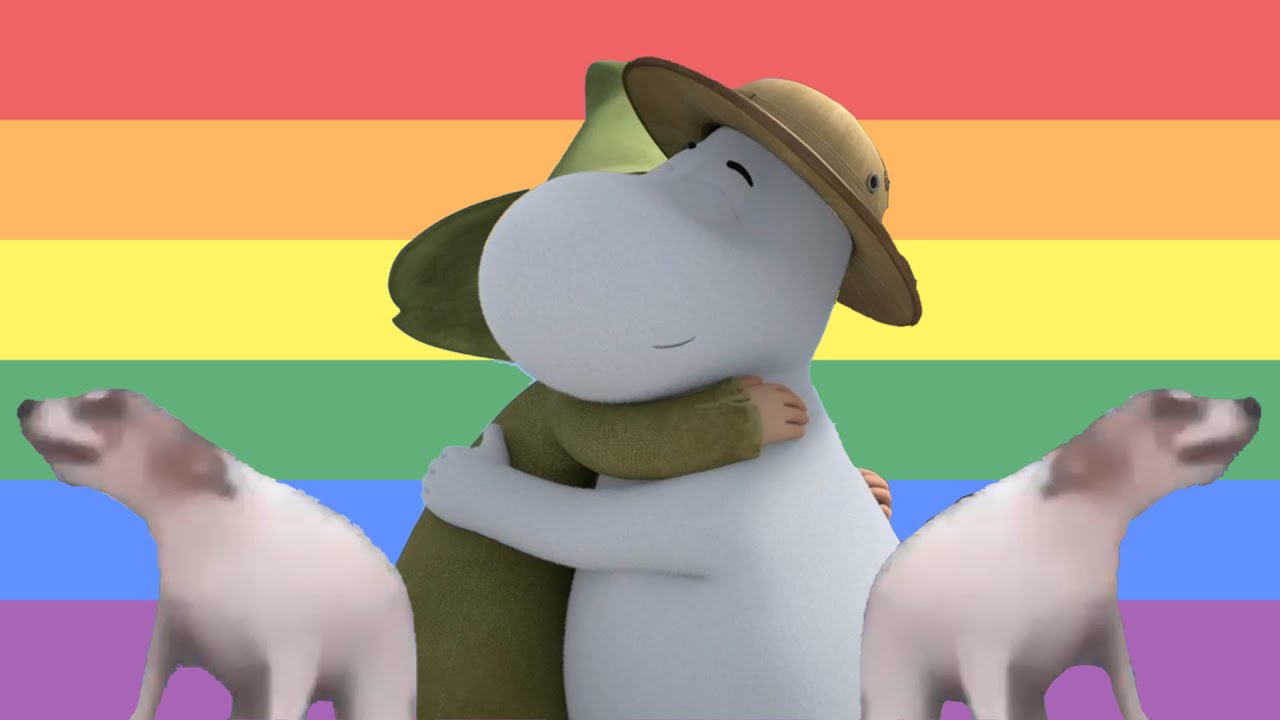 every time moomintroll and snufkin touch in moominvalley (i get this feeling)