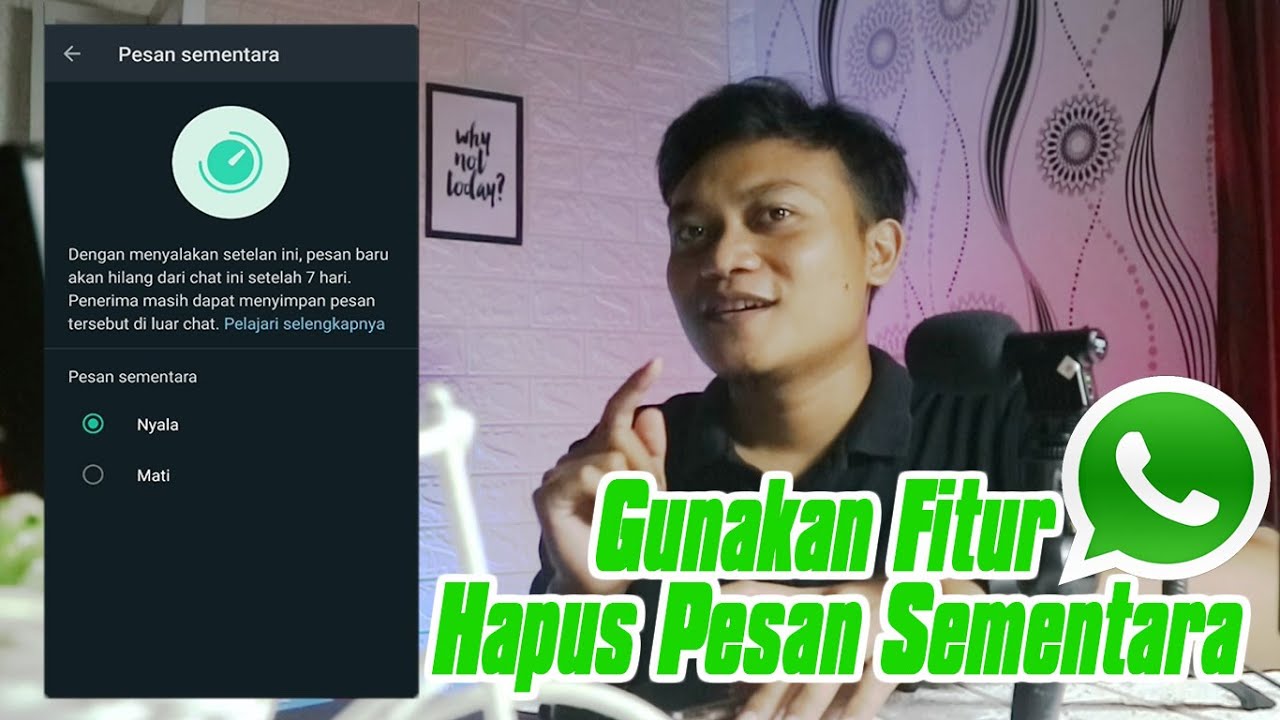 Fitur Wa Terbaru Cara Menghapus Chat Whatsapp Otomatis | Fitur WA Terbaru - YouTube