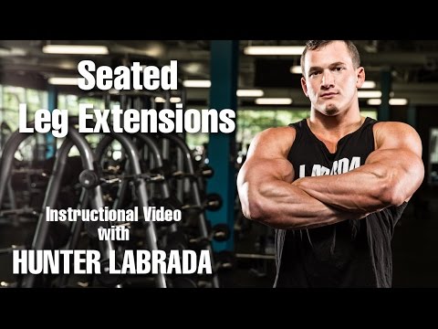 Hunter Labrada - Seated Leg Extension - Instructions / Tips