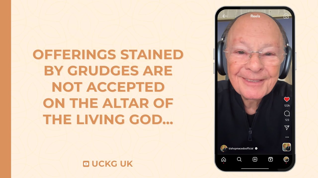 Offerings Stained by Grudges Are Not Accepted On the Altar of the Living God…