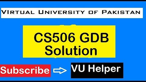 CS506 GDB Correct Solution Spring 2018