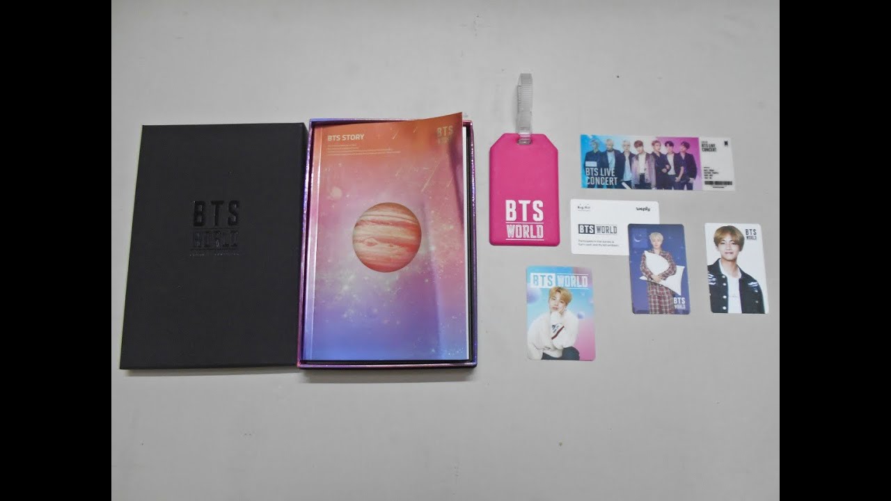 Unboxing Bts World Ost Album Youtube