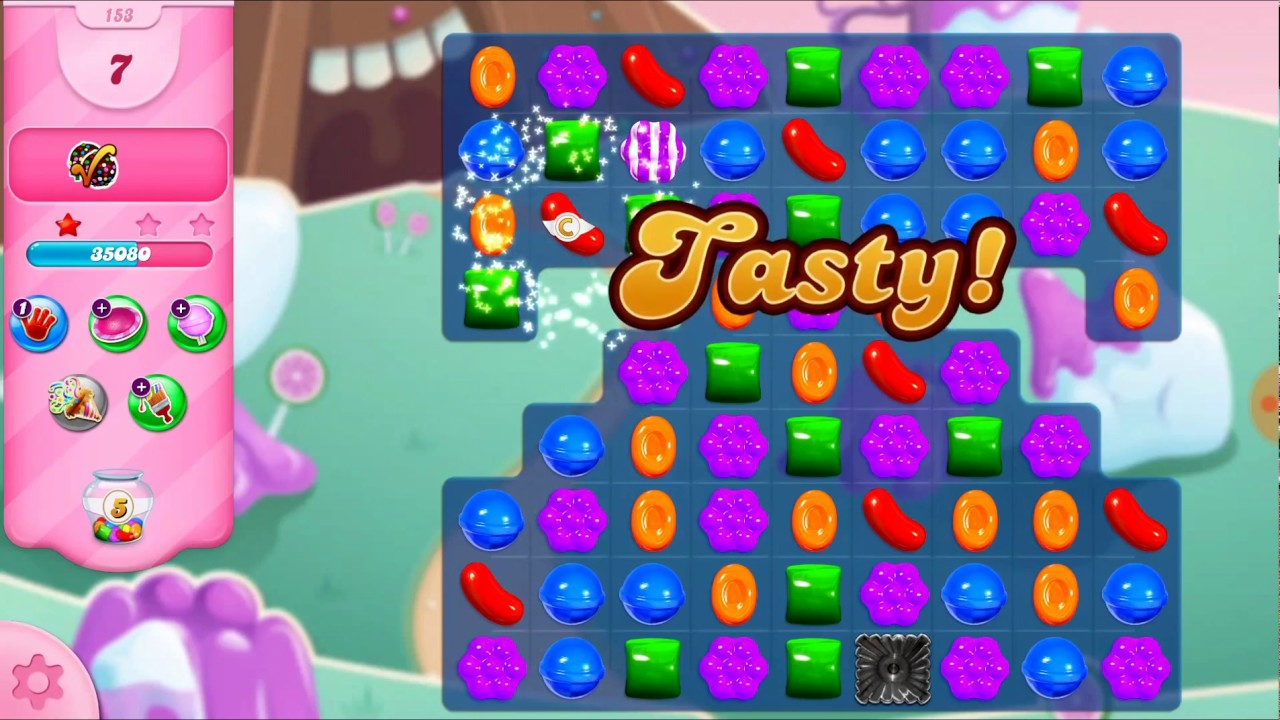 Subscribe please Candy crush saga level 153 hard level with double