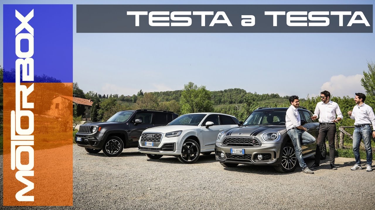 Jeep Renegade Vs Audi Q2 Vs Nuova Mini Countryman Suv A Confronto