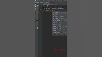 Left Triangle Pattern in Python | Pattern Program | Tutor Joes