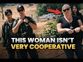 Woman Becomes Uncooperative During Police Investigation (Bodycam)