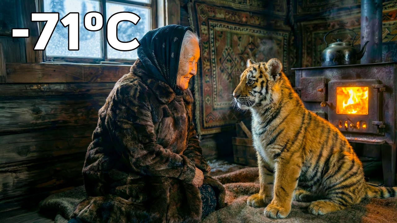She Saved a Freezing Tiger Cub... Then Something Incredible Happened at Her Door ❄️🐅