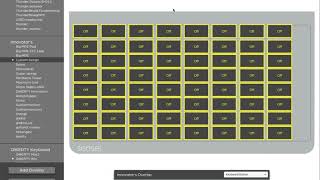 Quick 64 button grid with the Sensel Morph Innovator's Overlay in SenselApp