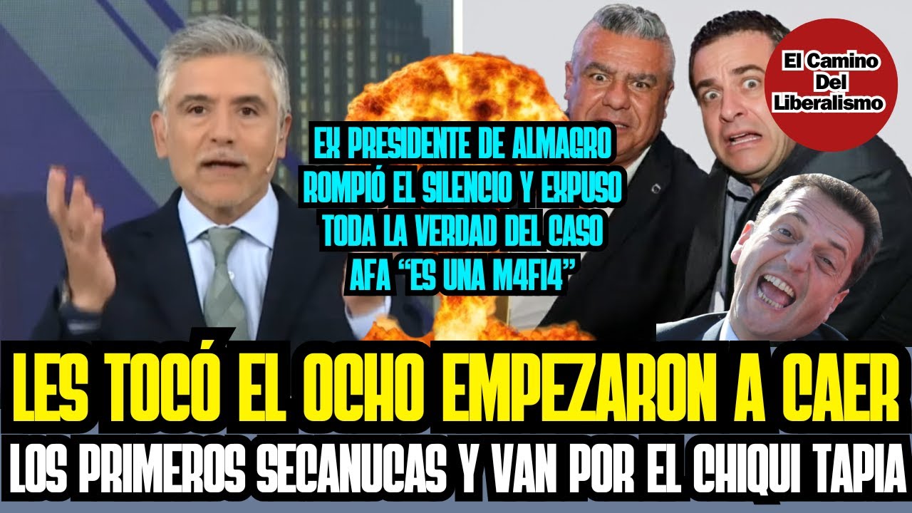 LES TOCÓ EL OCHO, EMPEZARON A CAER LOS PRIMEROS SECANUCAS Y VAN POR EL PEZ GORDO NO HAY VUELTA ATRAS