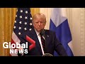 Donald Trump holds press conference with President of Finland | FULL