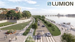 CITY OF RIGA | Cinematic Lumion 3D Animation 2020