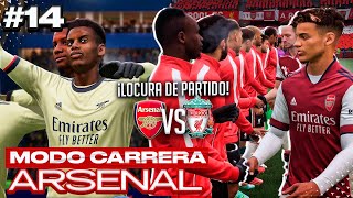 ISAK TOMA LA DELANTERA & PARTIDO LOCO vs LIVERPOOL!!  | FIFA 22 Modo Carrera: Arsenal #14