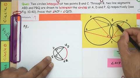 Question 9 Exercise 9.3 Class 9 | Chapter 9 | Circles | Solved | NCERT Maths CBSE board