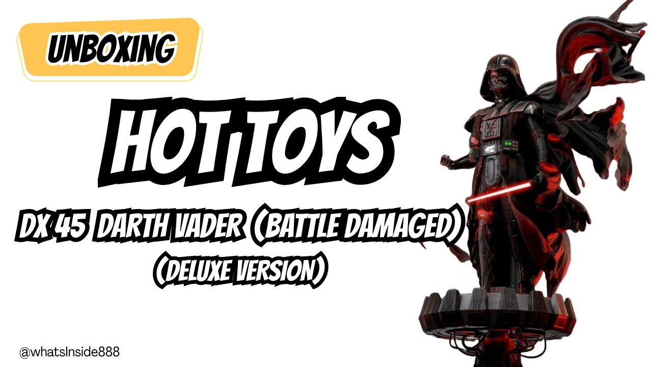 Hot Toys Darth Vader DX45 Deluxe Unboxing | Full Accessories & Packaging ASMR