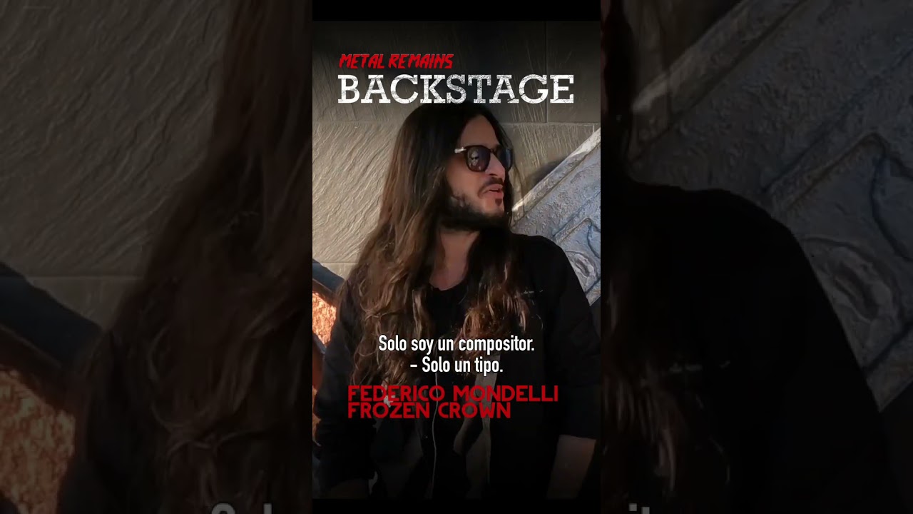Entrevista con Federico Mondelli de Frozen Crown | BACKSTAGE