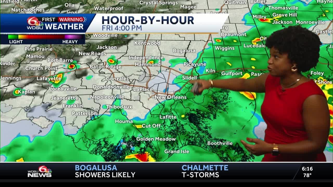 Friday rain chances and a look at the weekend - YouTube